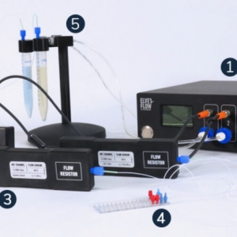 Elveflow microfluidic microdroplet preparation system